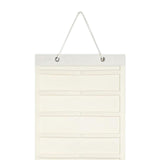 Claw Clip Holder Large Wall Mounted Felt Claw Clip Hanger for Shop Door Dorm White