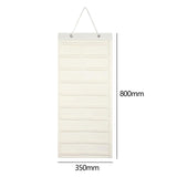 Claw Clip Holder Large Wall Mounted Felt Claw Clip Hanger for Shop Door Dorm White
