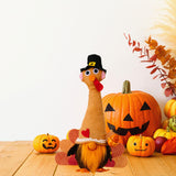 Thanksgiving Plush Standing Turkey Doll Ornament for Study Desk Multipurpose Male