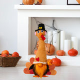 Thanksgiving Plush Standing Turkey Doll Ornament for Study Desk Multipurpose Male