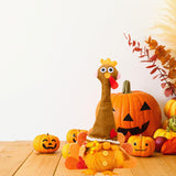 Thanksgiving Plush Standing Turkey Doll Ornament for Study Desk Multipurpose Female
