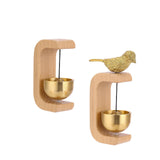 Shopkeeper Bells Wood Barns for Door Opening Shop Business DoorBells Hanging Without Bird