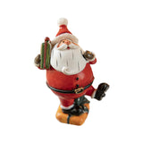 Small Resin Santa Statue Farmhouse Standing Desk Home Tabletop Santa Figures Style B