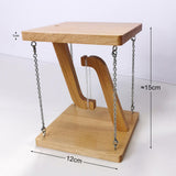 Gravity Tensegrity Table Rustic Science Experiment Toy for Desk Shelf Office