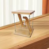 Gravity Tensegrity Table Rustic Science Experiment Toy for Desk Shelf Office