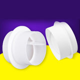 Pipe Draft Blocker Exhaust Fan Sealed Duct Adaptor for Kitchen Bathroom Home 120mm