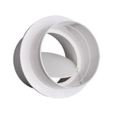Pipe Draft Blocker Exhaust Fan Sealed Duct Adaptor for Kitchen Bathroom Home 120mm
