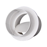 Pipe Draft Blocker Exhaust Fan Sealed Duct Adaptor for Kitchen Bathroom Home 120mm