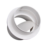 Pipe Draft Blocker Exhaust Fan Sealed Duct Adaptor for Kitchen Bathroom Home 120mm