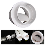 Pipe Draft Blocker Exhaust Fan Sealed Duct Adaptor for Kitchen Bathroom Home 120mm