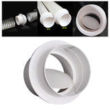 Pipe Draft Blocker Exhaust Fan Sealed Duct Adaptor for Kitchen Bathroom Home 120mm
