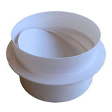 Pipe Draft Blocker Exhaust Fan Sealed Duct Adaptor for Kitchen Bathroom Home 120mm