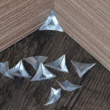 1000Pcs Stair Inside Corner Dust Guards Dustproof Corners for Cabinet Drawer