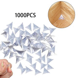 1000Pcs Stair Inside Corner Dust Guards Dustproof Corners for Cabinet Drawer