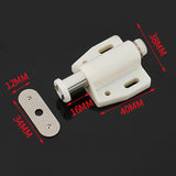 Cabinet Magnetic Touch Latch Cabinet Drawer Magnet Catch for Closet Cabinet Beige