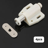 Cabinet Magnetic Touch Latch Cabinet Drawer Magnet Catch for Closet Cabinet Beige