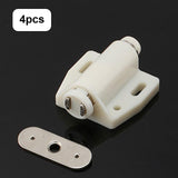 Cabinet Magnetic Touch Latch Cabinet Drawer Magnet Catch for Closet Cabinet Beige