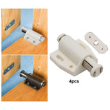 Cabinet Magnetic Touch Latch Cabinet Drawer Magnet Catch for Closet Cabinet Beige