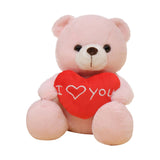 Heart Bear Stuffed Animal Valentines Day Gifts for Kids Lover Boys Girls pink