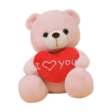 Heart Bear Stuffed Animal Valentines Day Gifts for Kids Lover Boys Girls pink