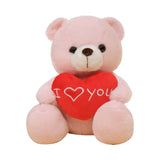 Heart Bear Stuffed Animal Valentines Day Gifts for Kids Lover Boys Girls pink