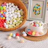 50x Easter Foam Eggseaster Artificial Eggs for Home Home Garden Decor Crafts white egg spots