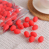 50x Easter Foam Eggseaster Artificial Eggs for Home Home Garden Decor Crafts white egg spots