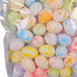 50x Easter Foam Eggseaster Artificial Eggs for Home Home Garden Decor Crafts white egg spots