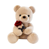 Kids Valentines Day Gifts Home Decor Anniversary Gifts Cute Bear Plush Dolls Brown 50cm