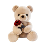 Kids Valentines Day Gifts Home Decor Anniversary Gifts Cute Bear Plush Dolls Brown 50cm