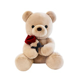 Kids Valentines Day Gifts Home Decor Anniversary Gifts Cute Bear Plush Dolls Brown 50cm