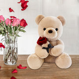 Kids Valentines Day Gifts Home Decor Anniversary Gifts Cute Bear Plush Dolls Brown 50cm
