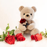 Kids Valentines Day Gifts Home Decor Anniversary Gifts Cute Bear Plush Dolls Brown 50cm