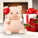 Valentines Day Gifts Plush Stuffed Pillow Cute Plush Stuffed Animal Pig Toys 20cm