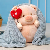 Valentines Day Gifts Plush Stuffed Pillow Cute Plush Stuffed Animal Pig Toys 20cm