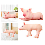 Cute 3D Pig Hug Pillow Throw Pillow Cushion Bed Pillow for Housewarming Gift 50x25cm