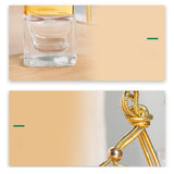 Maxbell 6xEmpty Car Diffuser Empty Pendant Perfume Bottle Auto Perfume Diffuser Bottle Gold