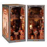 Book Nooks Kits for Dollhouse Bookstore DIY Miniature Dollhouse Booknooks Kits style A