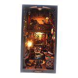 Book Nooks Kits for Dollhouse Bookstore DIY Miniature Dollhouse Booknooks Kits style A