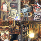 Book Nooks Kits for Dollhouse Bookstore DIY Miniature Dollhouse Booknooks Kits style A