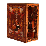 Book Nooks Kits for Dollhouse Bookstore DIY Miniature Dollhouse Booknooks Kits style B