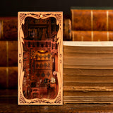 Book Nooks Kits for Dollhouse Bookstore DIY Miniature Dollhouse Booknooks Kits style B