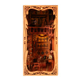 Book Nooks Kits for Dollhouse Bookstore DIY Miniature Dollhouse Booknooks Kits style B