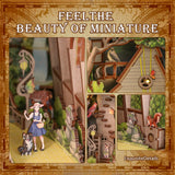 Book Nooks Kits for Dollhouse Bookstore DIY Miniature Dollhouse Booknooks Kits style C