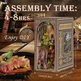 Book Nooks Kits for Dollhouse Bookstore DIY Miniature Dollhouse Booknooks Kits style C