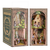 Book Nooks Kits for Dollhouse Bookstore DIY Miniature Dollhouse Booknooks Kits style C