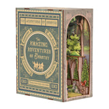 Book Nooks Kits for Dollhouse Bookstore DIY Miniature Dollhouse Booknooks Kits style C