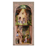 Book Nooks Kits for Dollhouse Bookstore DIY Miniature Dollhouse Booknooks Kits style C
