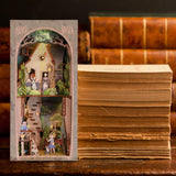 Book Nooks Kits for Dollhouse Bookstore DIY Miniature Dollhouse Booknooks Kits style C