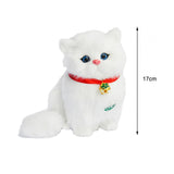 Realistic Cat Toy Tail Movable Kids Valentines Day Gifts for Sofa Car Office Style A